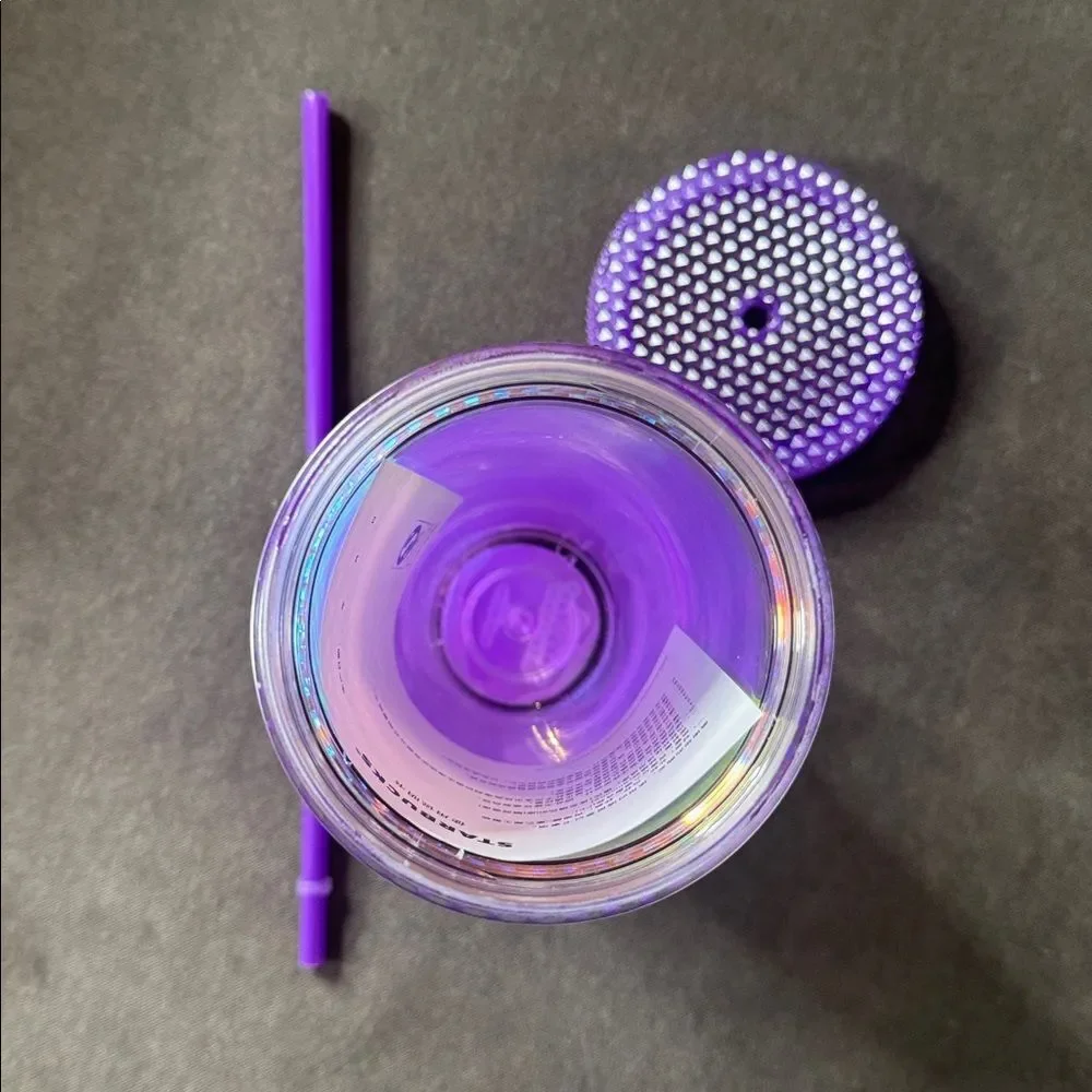 Starbucks Venti Purple Studded Tumbler 24oz NEW